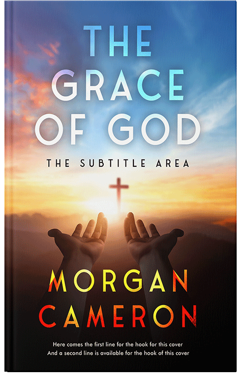 Front view of Premade Religion & Spirituality Book Cover - Desert Sand