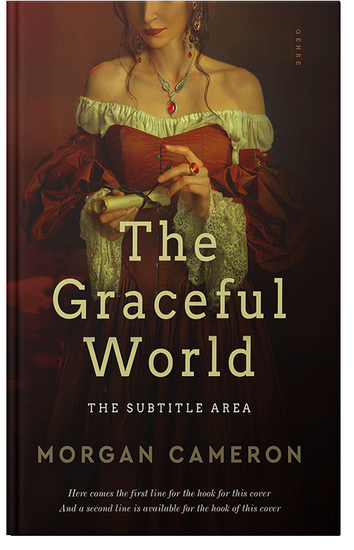 Front view of Creole #33228 - Premade Romance Book Cover