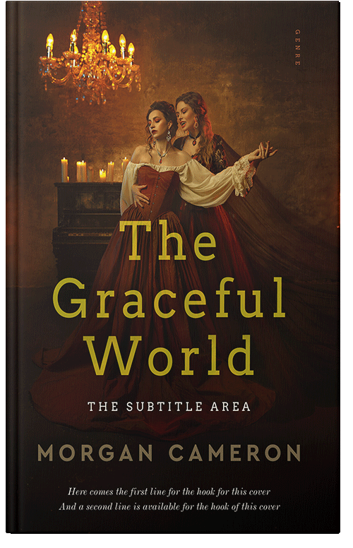 Front view of Graphite #33229 - Premade Historical Book Cover