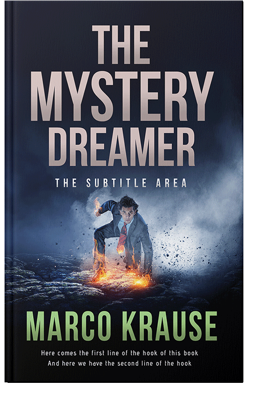 Front view of Premade Business Book Cover - Ebony