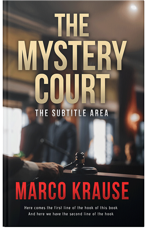 Front view of Premade Mystery & Thriller & Suspense Book Cover - Cashmere