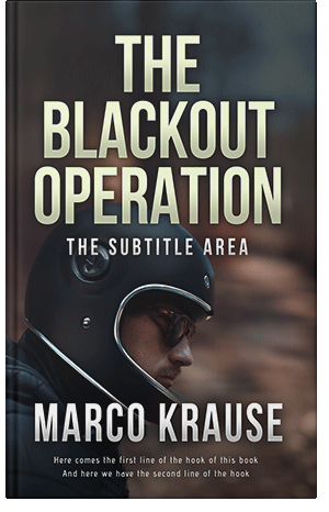 Pre Made Book Cover Thunder