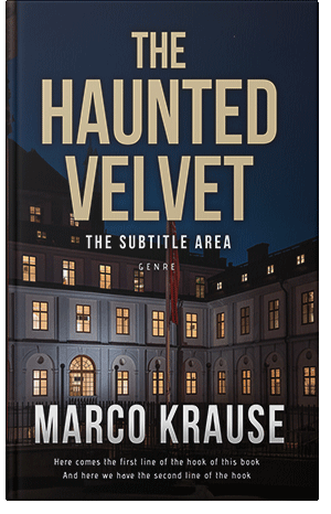 Pre Made Book Cover Vanilla