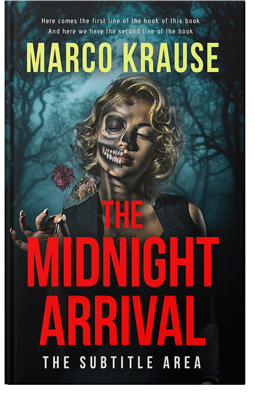 Front view of Cinnabar #33264 - Premade Fantasy Book Cover