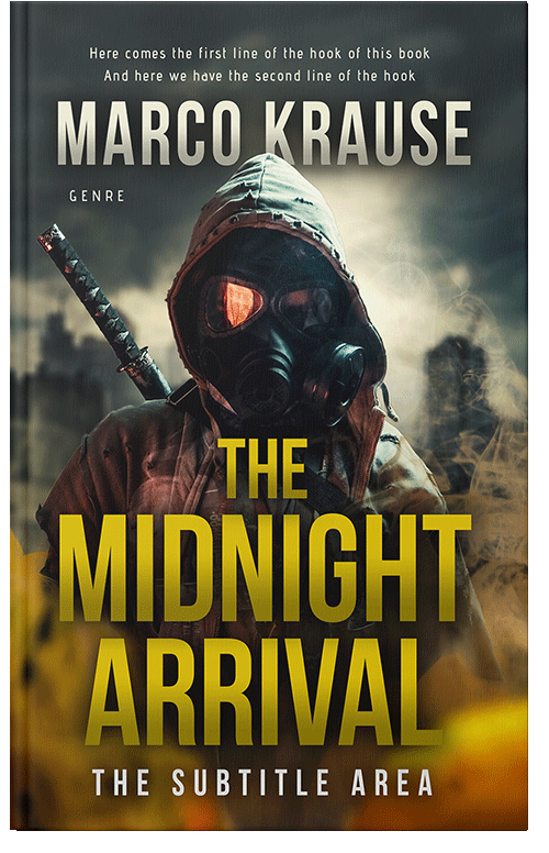 Front view of Tacha #33270 - Premade Apocalyptica Book Cover