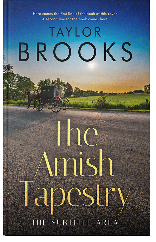 Front view of Premade Historical Book Cover - Mako