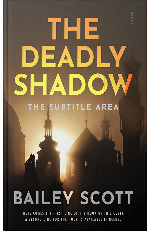 Front view of Premade Mystery & Thriller & Suspense Book Cover - Oil