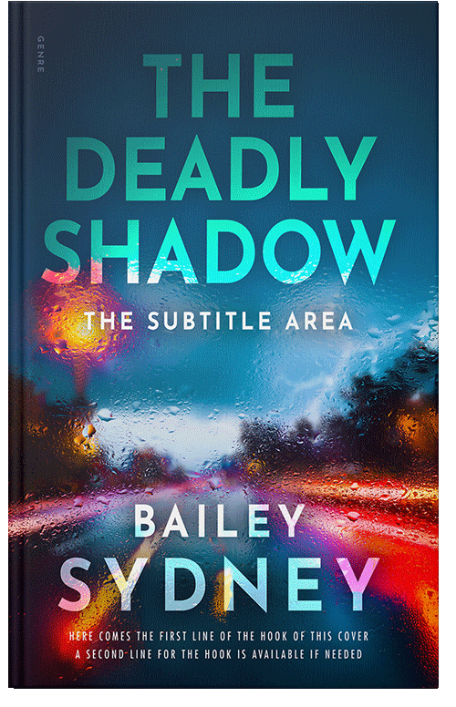 Front view of Premade Mystery & Thriller & Suspense Book Cover - Oriental Pink