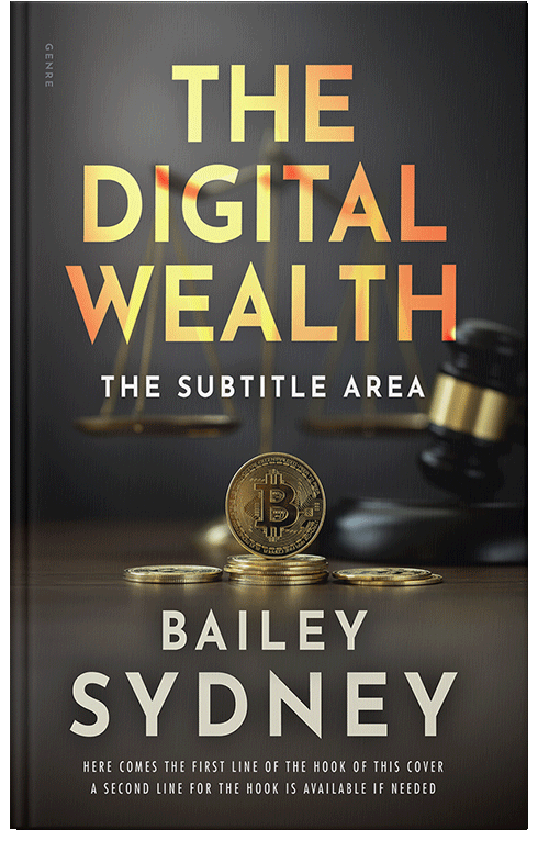 Front view of Dune #33298 - Premade Business Book Cover