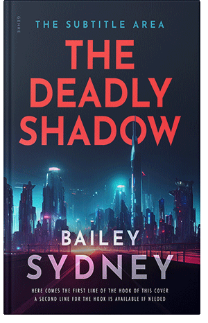 Pre Made Book Cover Ebony