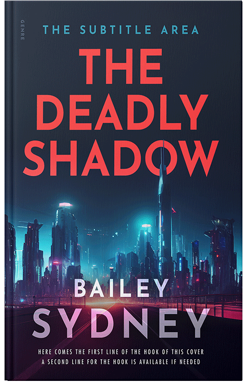 Front view of Premade Science Fiction Book Cover - Ebony