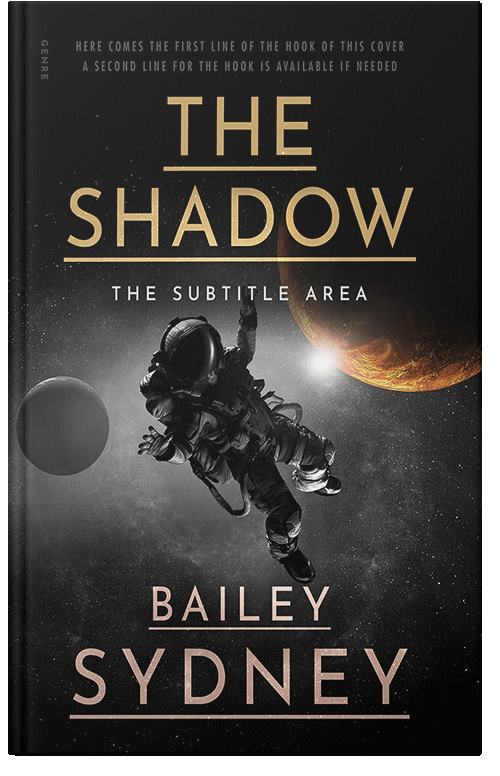 Front view of Cod Gray #33308 - Premade Science Fiction Book Cover