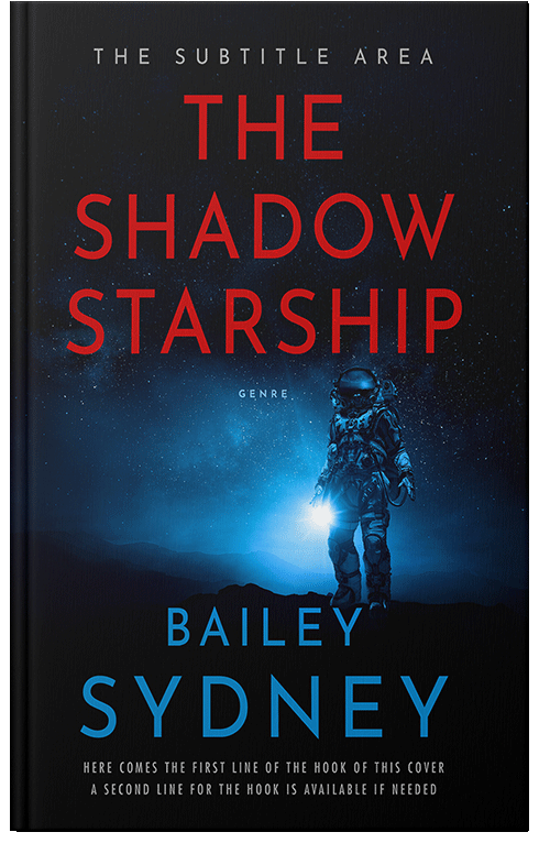 Front view of Premade Science Fiction Book Cover - Black Pearl