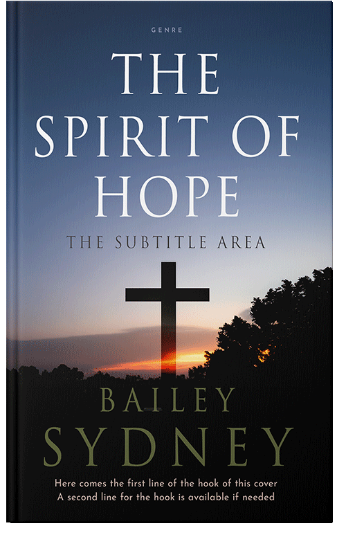 Front view of Pale Slate #33314 - Premade Religion & Spirituality Book Cover