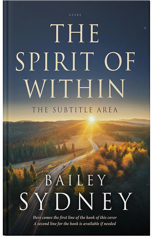 Front view of Premade Nature Book Cover - Outer Space