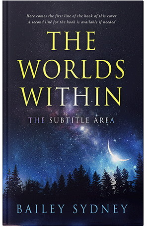 Pre Made Book Cover Ebony