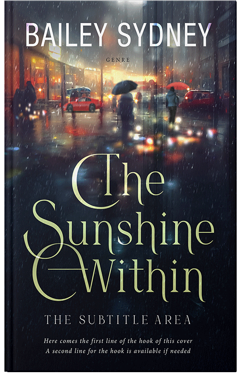 Front view of Indian Khaki #33335 - Premade Literary Fiction Book Cover