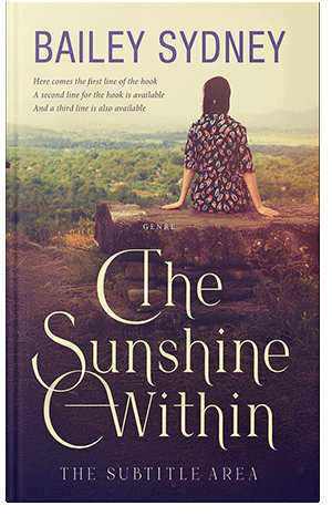 Pre Made Book Cover Fall Green