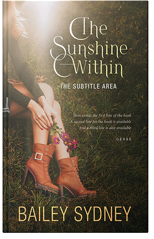 Pre Made Book Cover Lisbon Brown