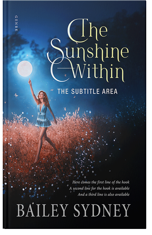 Front view of Quicksand #33339 - Premade Poetry Book Cover