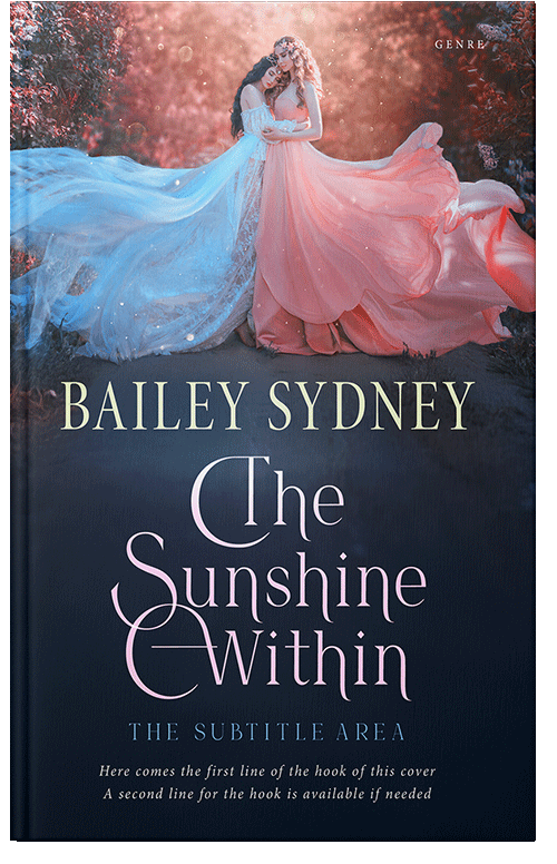 Front view of Oriental Pink #33346 - Premade Fantasy Book Cover