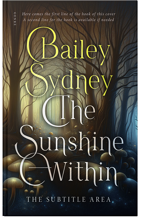 Front view of Premade Fantasy Book Cover - Zeus