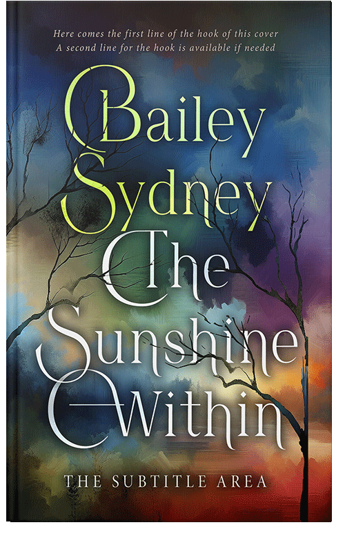 Front view of Premade Literary Fiction Book Cover - Outer Space