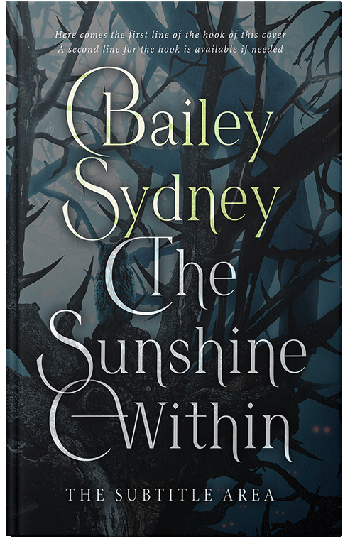 Front view of Aztec #33352 - Premade Fantasy Book Cover