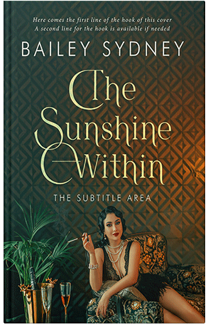 Pre Made Book Cover Green Kelp