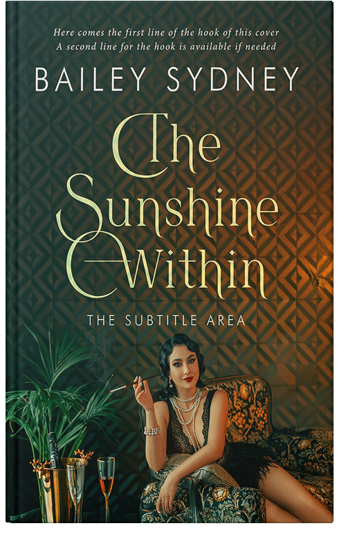 Front view of Green Kelp #33358 - Premade Historical Book Cover