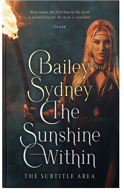 Front view of Shark #33379 - Premade Fantasy Book Cover