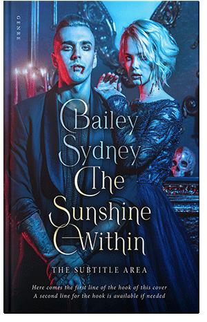 Pre Made Book Cover Black