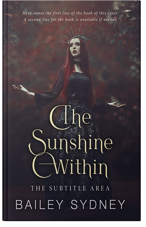 Front view of Thunder #33385 - Premade Fantasy Book Cover