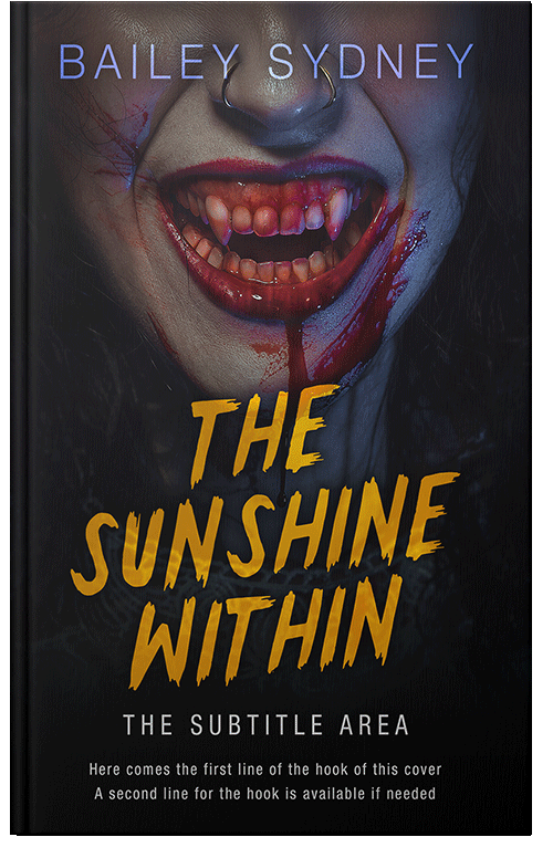 Front view of Premade Horror Book Cover - Woodsmoke