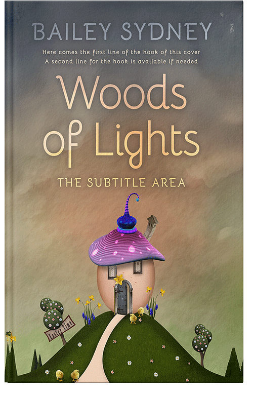 Front view of Premade Fantasy Book Cover - Unknown