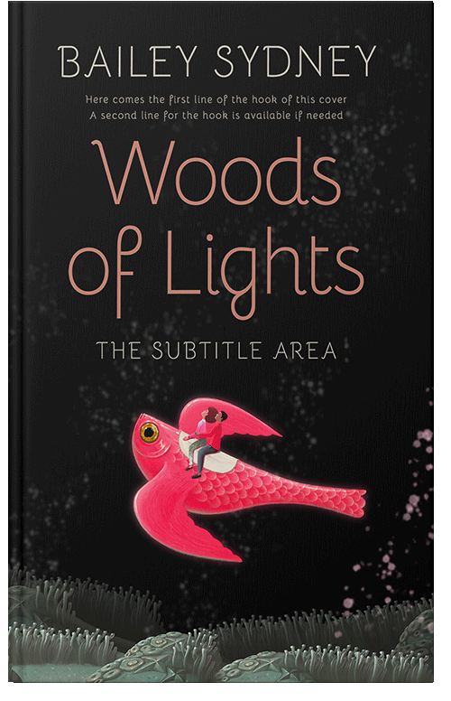 Front view of Japonica #33406 - Premade Poetry Book Cover