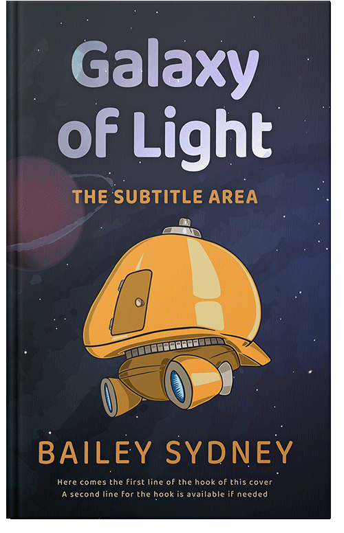 Front view of Unknown #33407 - Premade Science Fiction Book Cover