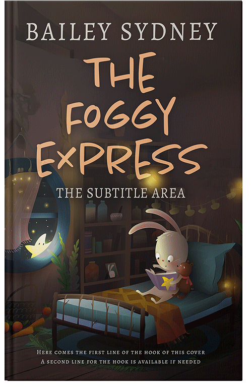 Front view of Premade Children's Book Cover - Unknown