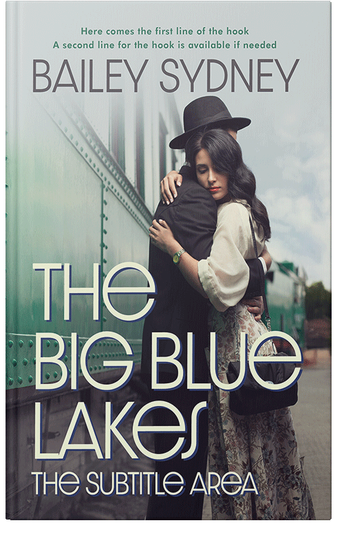 Front view of Tasman #33425 - Premade Romance Book Cover