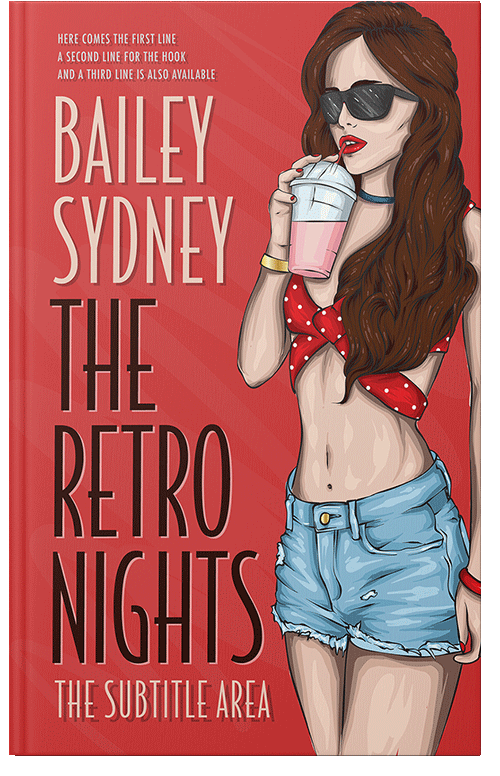 Front view of Flush Mahogany #33447 - Premade Teen & Young Adult Book Cover