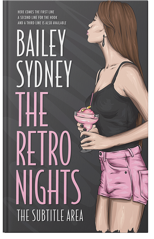 Front view of Premade Chick Lit Book Cover - Masala