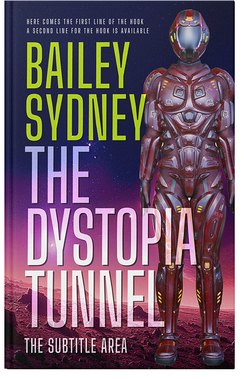 Front view of Revolver #33461 - Premade Science Fiction Book Cover