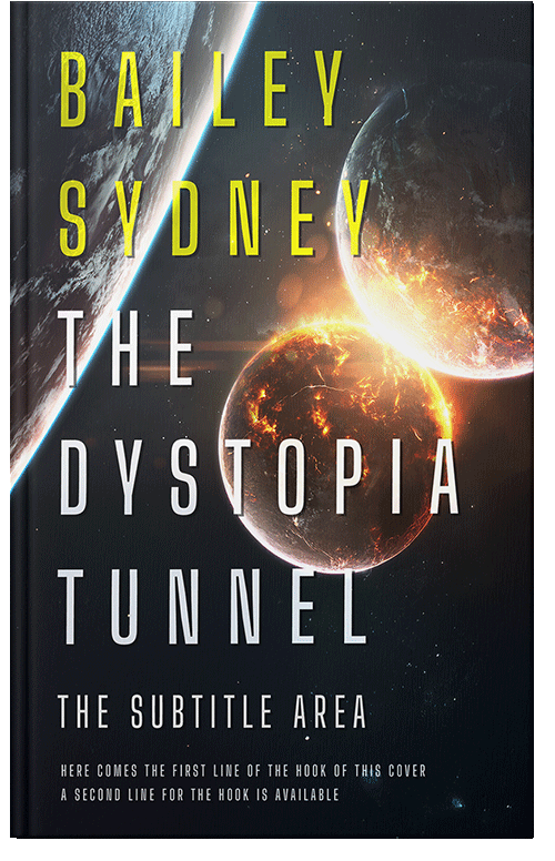 Front view of Premade Apocalyptica Book Cover - Brandy