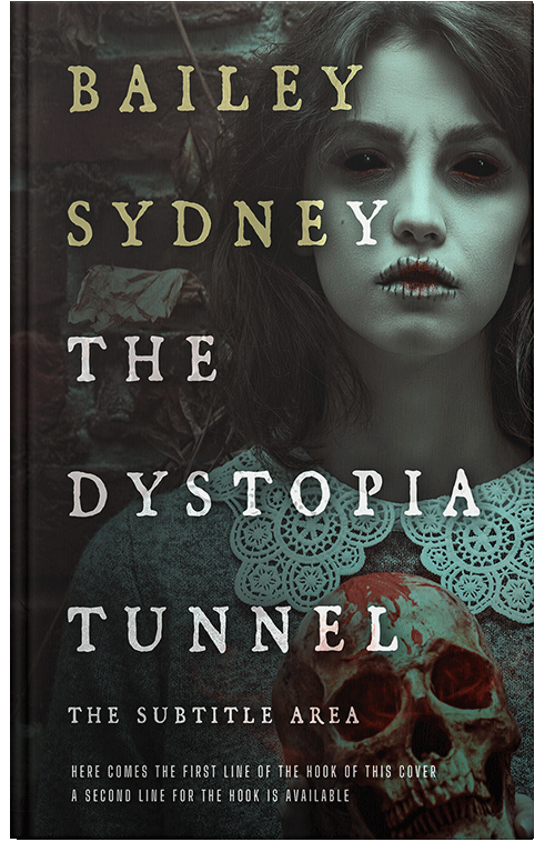 Front view of Premade Horror Book Cover - Rangoon Green