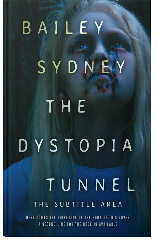 Front view of Premade Horror Book Cover - Firefly