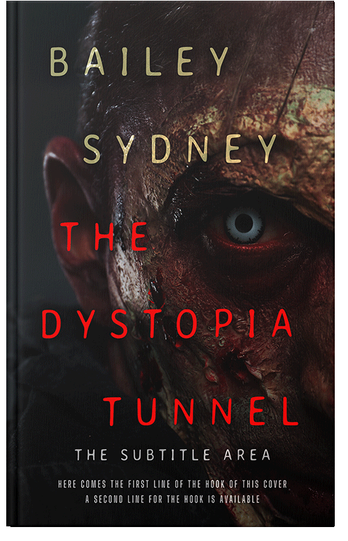 Front view of Night Rider #33468 - Premade Apocalyptica Book Cover