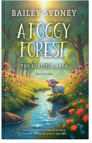 Pre Made Book Cover Axolotl