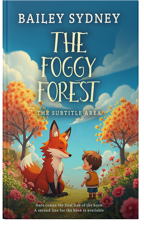 Front view of Blumine #33489 - Premade Fantasy Book Cover