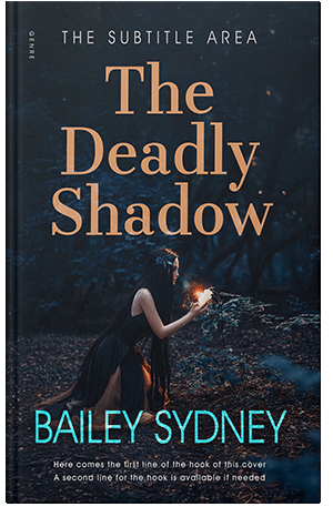 Pre Made Book Cover Ebony