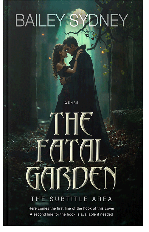 Front view of Racing Green #33501 - Premade Romance Book Cover